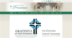 Desktop Screenshot of dioceseofprovidence.org